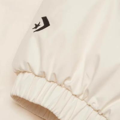 Converse Down Jackets Unisex Ivory Hooded Moderate Down Jacket 10025253-A01