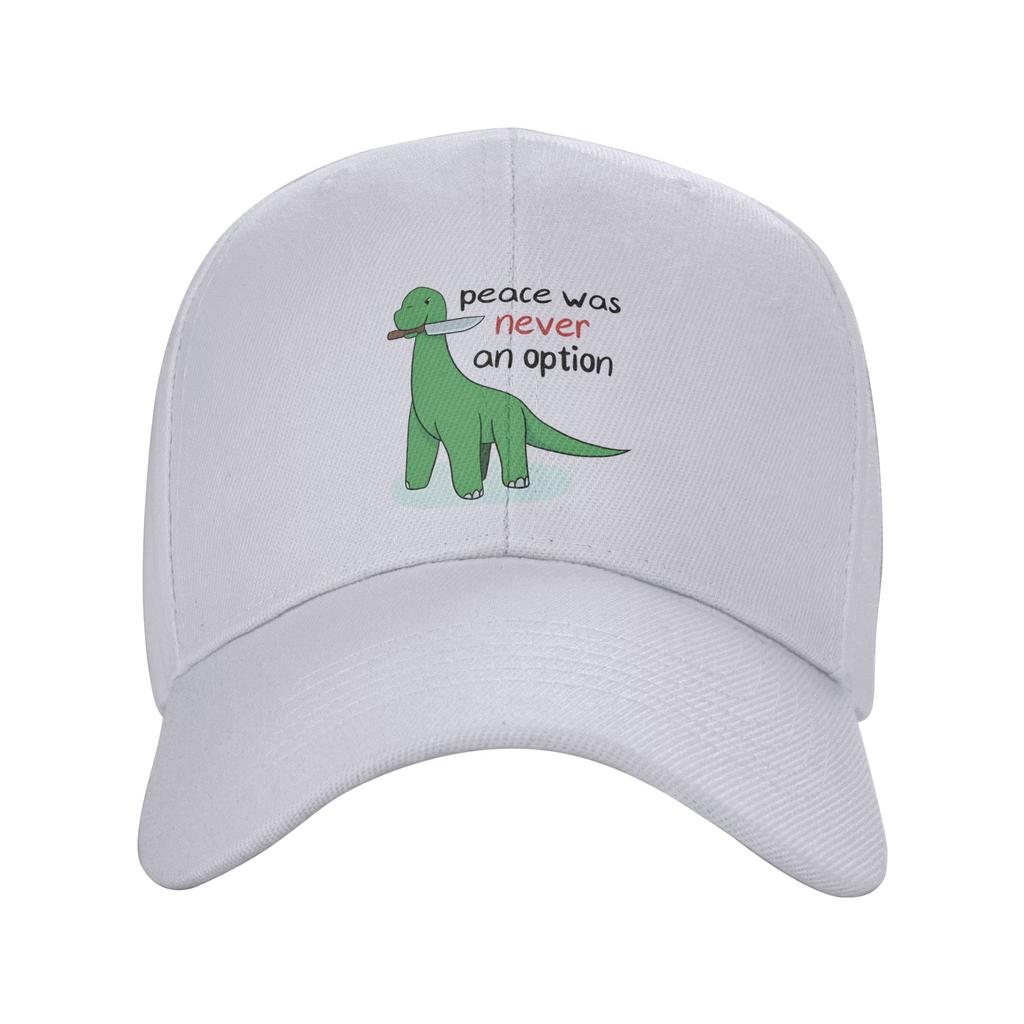 Peace Was Never An Option Letter Cap Unisex Women Fashion Cartoon Ducks Hat Sun Caps Trucker Cap Snapback Caps Baseball Caps Winter