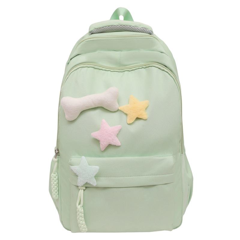 Schoolbag Fresh Macaron Backpack Women's Simple Travel Backpack Mori College Style Junior High School Student High School Student School Bag