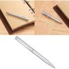 5 Pcs Silver Small Pens Mini, Retractable Ballpoint, Writing Pen Short Pens Stainless Steel Point Pen with Copper Fittings Ballpoint Pen Small