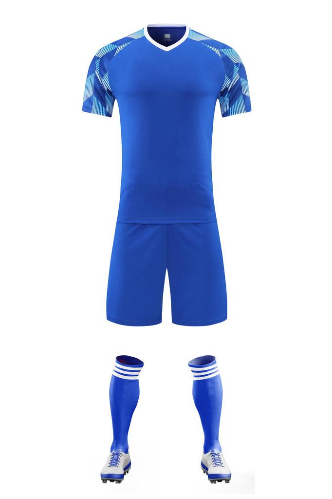 New Football Jersey Suit Men'S Short-Sleeved Adult Jersey Team Training Zq1001 Quick-Drying
