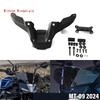 New Motorcycle Front Windshield Bracket For Yamaha MT-09 MT 09 Mt09 MT09 SP Visor Kit Mt-09 2025 Wind Deflector Bracket
