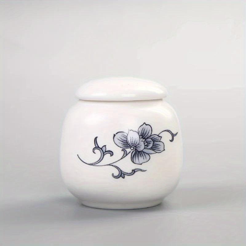 Мини-керамический контейнер для чая Tieguanyin, резервуар для хранения чая, дорожная портативная герметичная банка для чая, контейнер для кофе, бытовые резервуары для хранения D