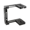 CAMVATE Camera Cage for Left and Right Universal and Screw Height and Width Sturdy Shooting Stabilizer Base Hands, C-Shaped Cage, 1/4" 3/8" Holes,