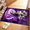 Gothic Illustrations Customizable Name Carpet Design for Dormitory Playrooms Outdoor Entryway Anti-slip Rug Decorate Offices