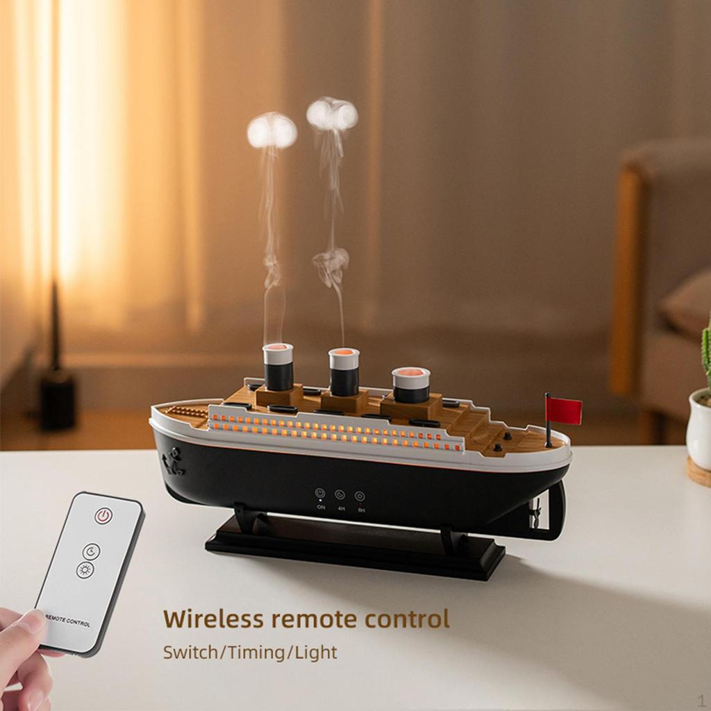 Retro Ship Aroma Oil Diffuser Birthday Gift for Hotel Fitness Room Bathroom