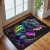 1PC Cute colorful baby dragon fantasy Print Carpet Rug for Living Room Bedroom Sofa Doormat Home Decor Non-slip Floor Mat