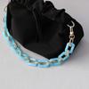 New Fashion Woman Bag Accessory Detachable Replacement Chain Candy Solid Square Acrylic Luxury Strap Women Shoulder Handle Chain