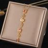 Colorful Zircon Collarbone Chain Irregular Crystal Long Tassel Necklace  Jewelry Accessories