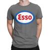 Classic Esso Petrol Diesel Fuels Logo Graphic Funny 100 Cotton Tshirt Esso Tees Tops For Unisex