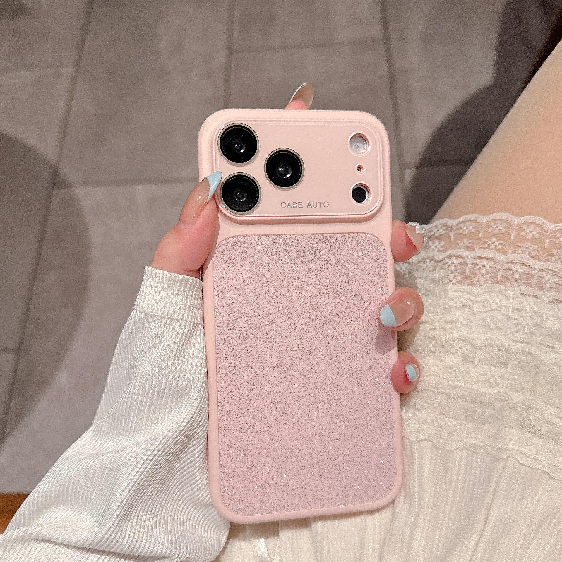 

iPhone 17 Pro Max/16 Pro/15/14 Liquid Skin Glitter Phone Case - Trendy & Fashionable for Girls 17