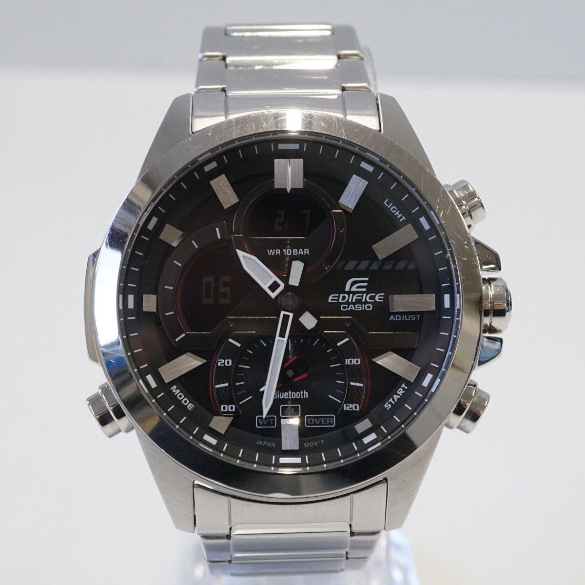 CASIO EDIFICE Watch USED Good Condition ECB-30 Overseas Model Bluetooth Smartphone Linked Men s Casio X6522