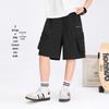 Boys' Breathable Cargo Shorts with Zipper Pockets