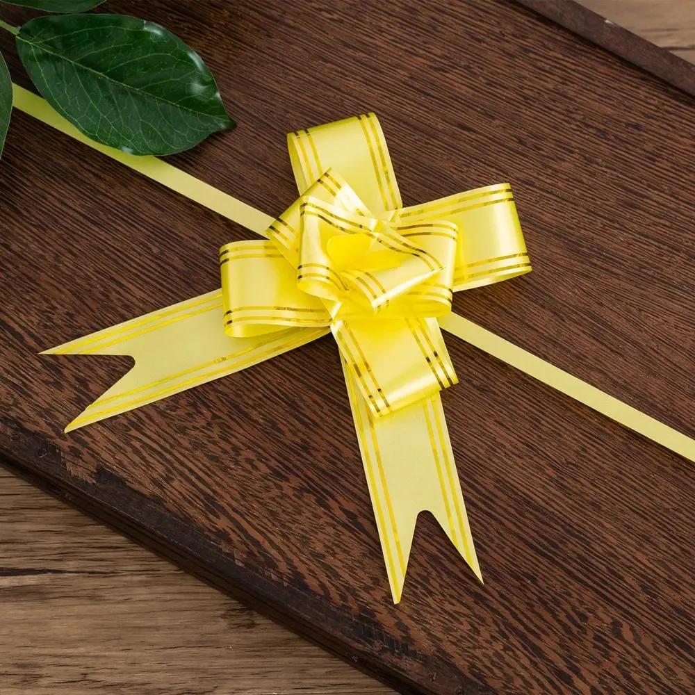 10Pcs Bowknots Ribbons For Gift Wrappers Wedding Birthday Party Pull Bow Knot Ribbon Christmas Gift Wrapping Ribbons Decoration
