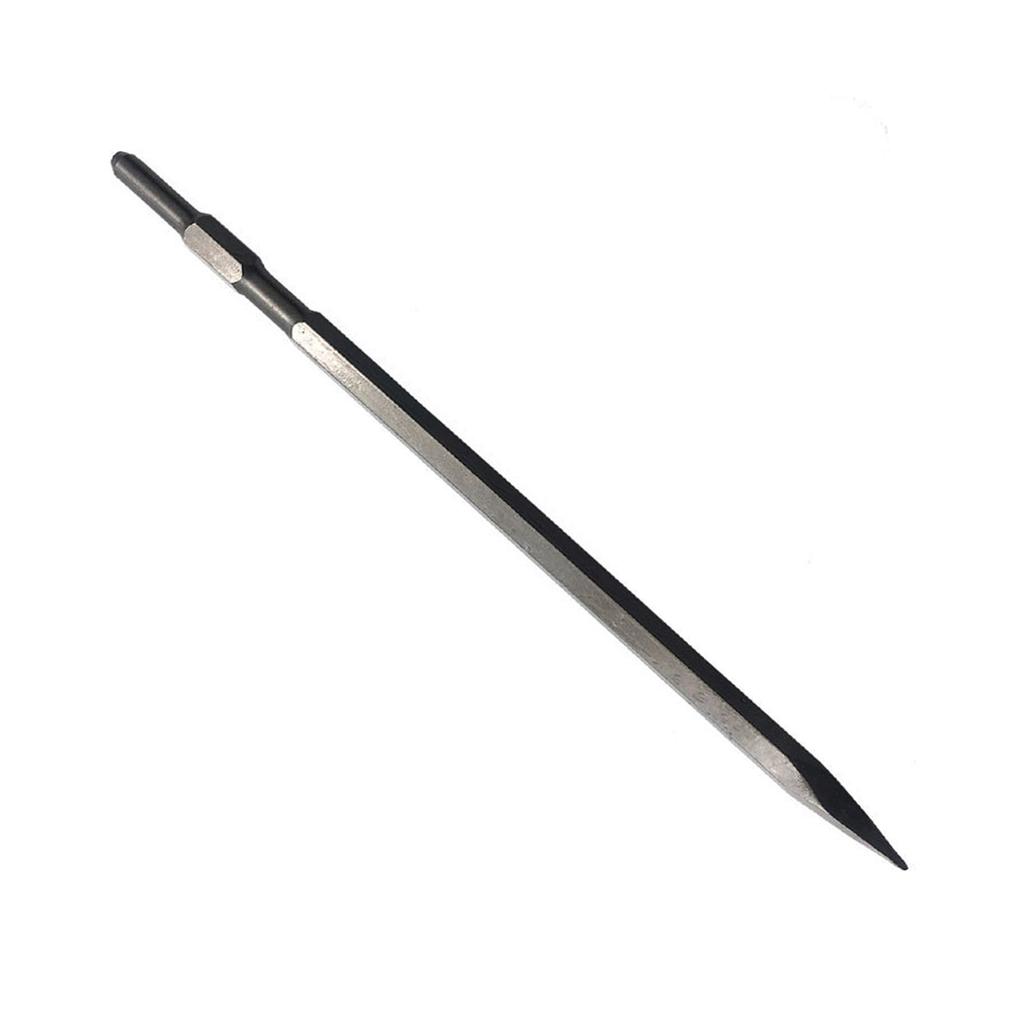 600mm Electric Drill Bit Chisel Hammer Drill Head Impact Round Handle Flat Nose Punch for Breaking Wall Buildings
