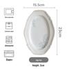 French Retro Lily of the Valley Tableware Set: Ceramic Dinner Plates, Rice Bowls, Steamed Fish Plates, and Household Dish Set.
