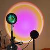 16 Color Sunset Projection Lamp USB Powered Remote Control LED Sunset Lamp Rotated Vibrant Spectrum Rainbow Projector Light