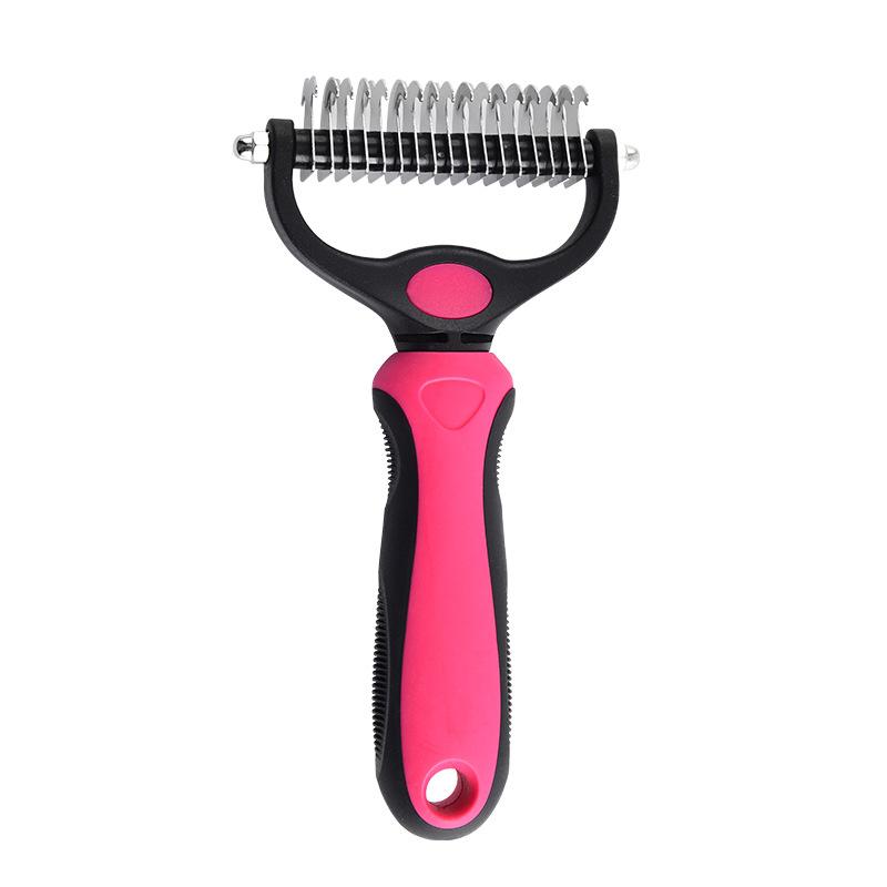 Pet Grooming Comb for Cats And Dogs One Click Pet Hair Remover Comb Removes Loose Fur Fast Cat Hair Remover for All BreedsProfes