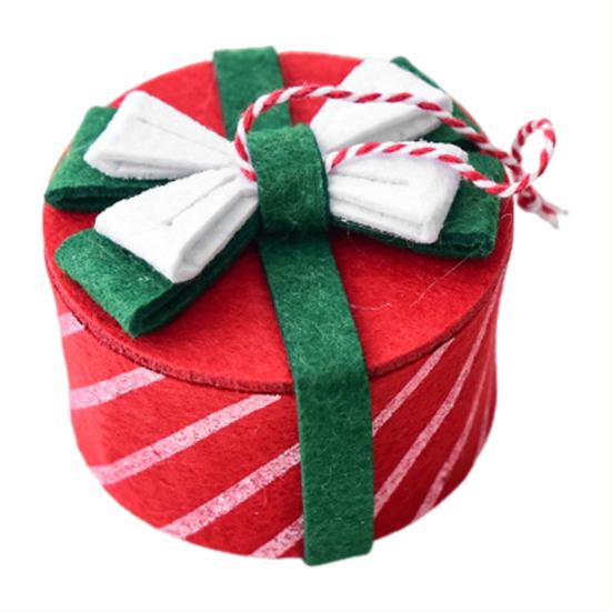 Christmas Mini Candy Box Ornaments Small Gift Box Tree Hanging Decoration for Xmas New Year Party Decor