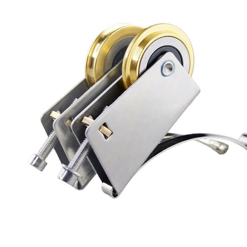 Haobu Stainless Steel Sliding Door Cam Pulley (2 Pack)