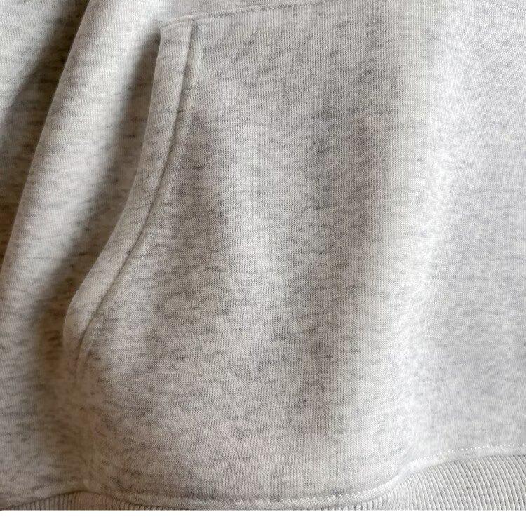 Unisex American Retro Kapuzenpullover mit Stickerei - Vielseitige lockere Passform für Frühling & Herbst