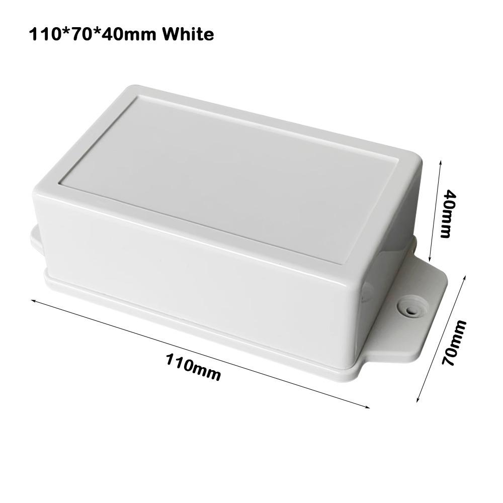 White Black Project Enclosure Boxes Waterproof Housing Instrument Case  Electronic Supplies