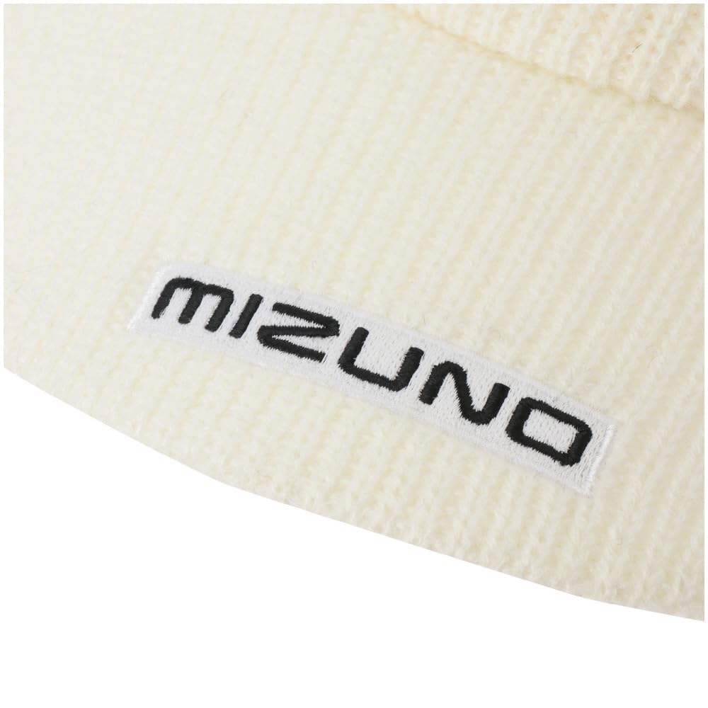 Mizuno Breath Thermo Tour Knit Golf One Size Fits Most Cap, Heat-Generating Material, Men's, White, (E2MWB508)