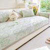 Sofa Mat Cushion Ice Silk Sofa Cushion Summer Summer Cool Cushion Non-slip Seat Cushion 2025 New High-end Cover Cloth Towel