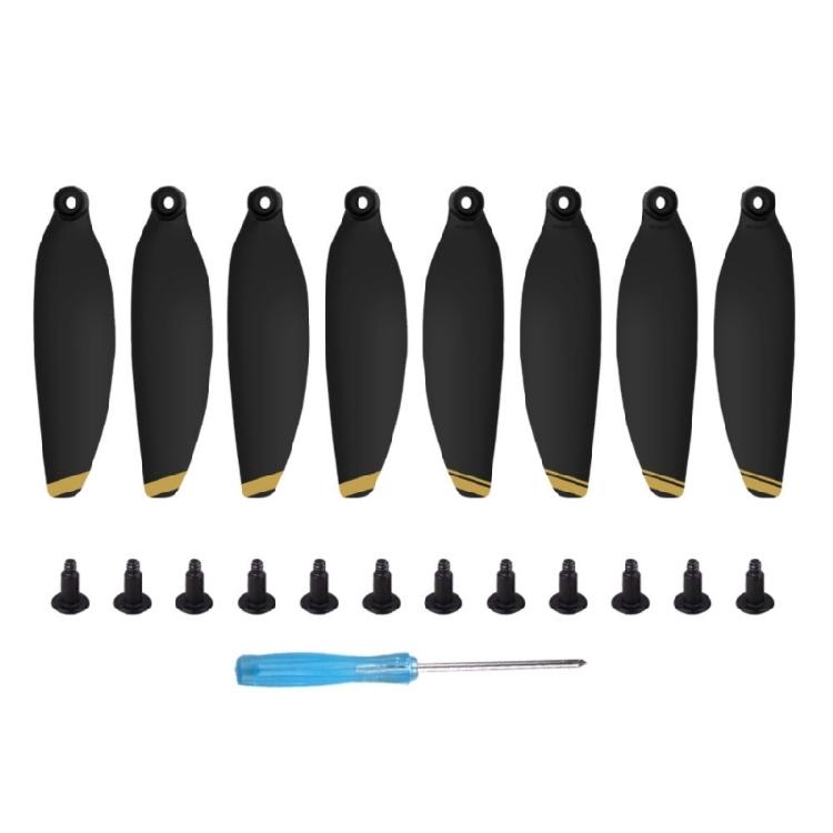 

1Set Airplanes Noise Reductions Bladee Propellers Wing Tip Propellers for Mini Drones Quadcopter чорний/золотий