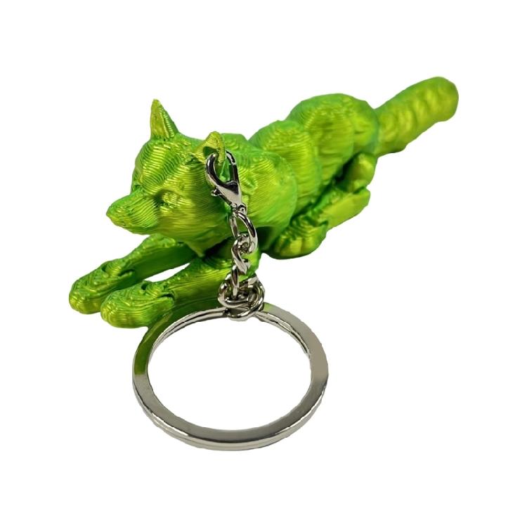 

Multiple Joint 3D Wolf Keychain Portable and Easy to Carry for Creative Gifts and Decorations Household Daily Use