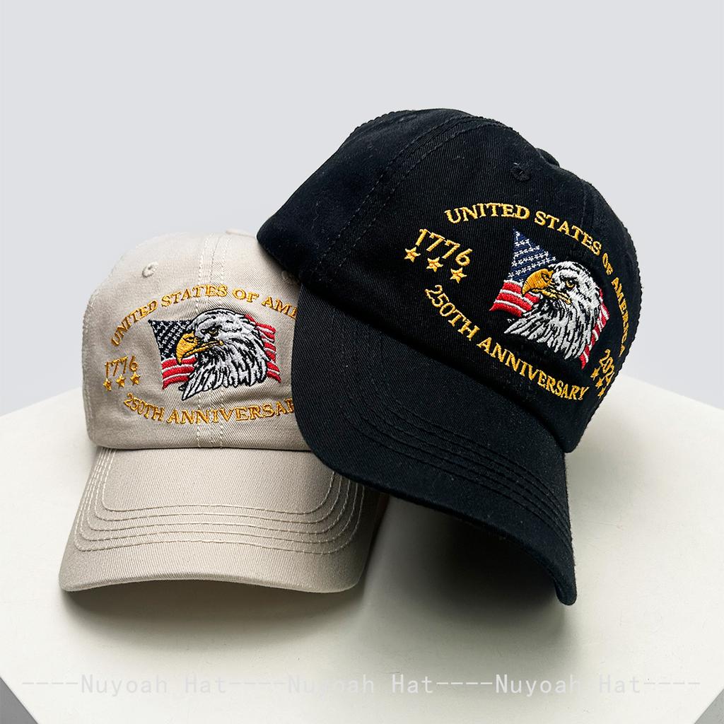 Embroidered American Eagle Letters Baseball Hats Retro Sunshade New Men Women American Versatile Personal Peaked Caps Fashion
