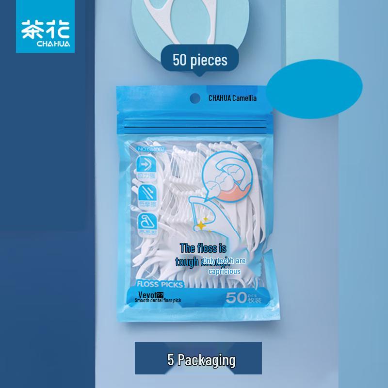 Camellia Ultra-Fine Dental Floss Picks, 250 Count