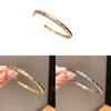 Minimalist Gold Plated Arrow Pattern Bracelet For Women Fashion Jewelry Accessory