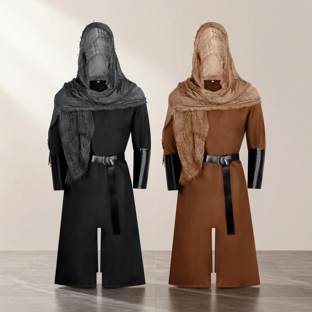 Templar Order Cosplay Suit With Hood For Costume Parties And Conventions
