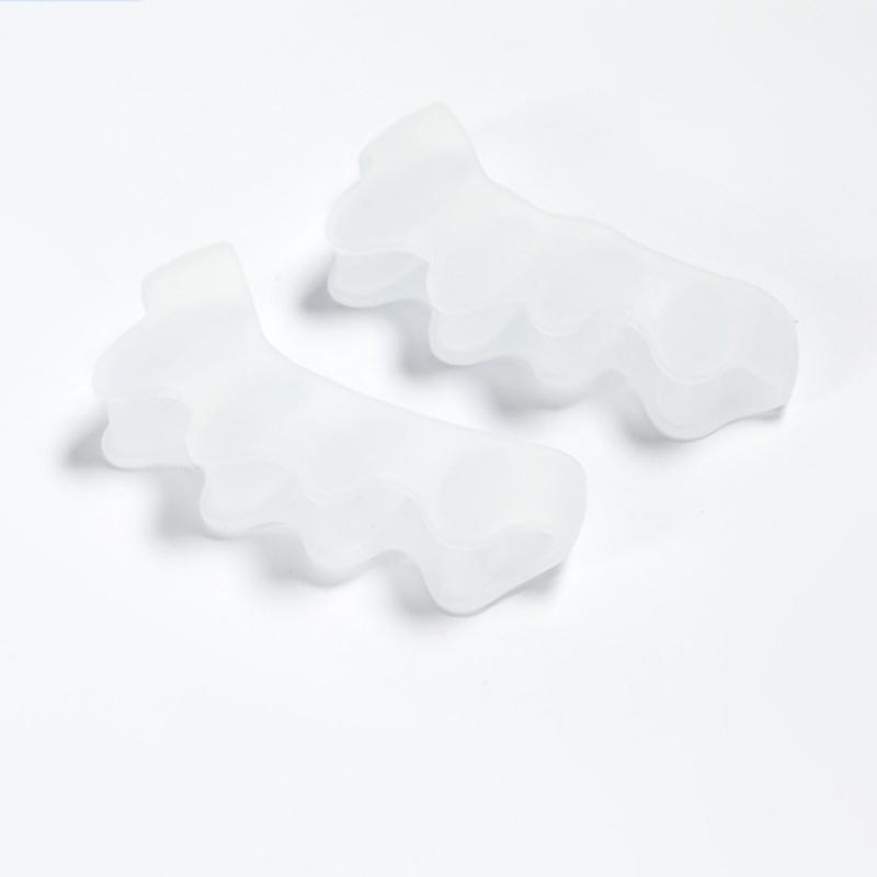2/6/10pcs Five Hole Toe Separator Bunion Corrector Adjustable Unisex Comfort Foot Alignment Pain Relief Support