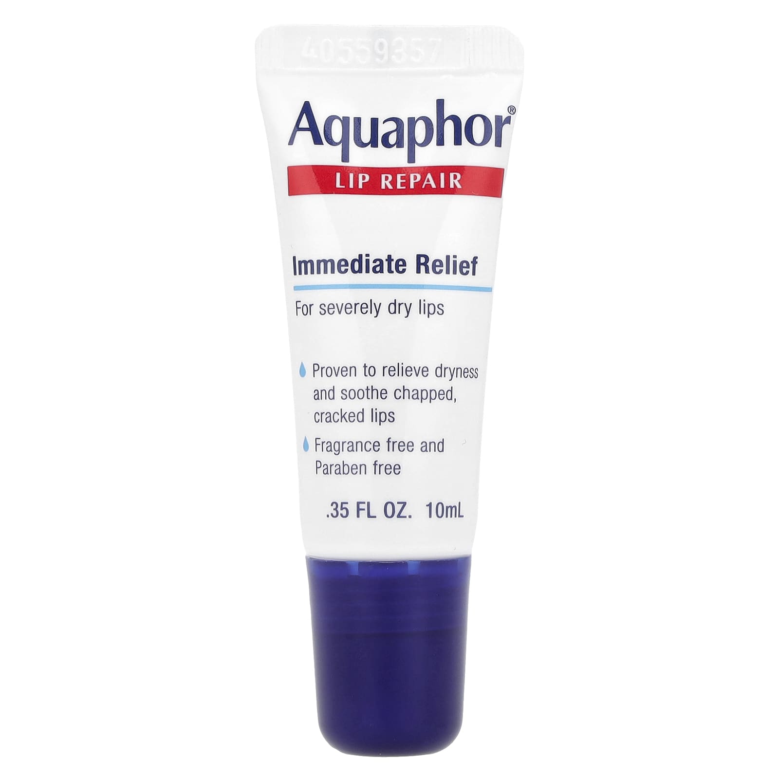 Aquaphor, Lip Repair, Быстрое облегчение, Без запаха, 10 мл (0,35 жидких унций)