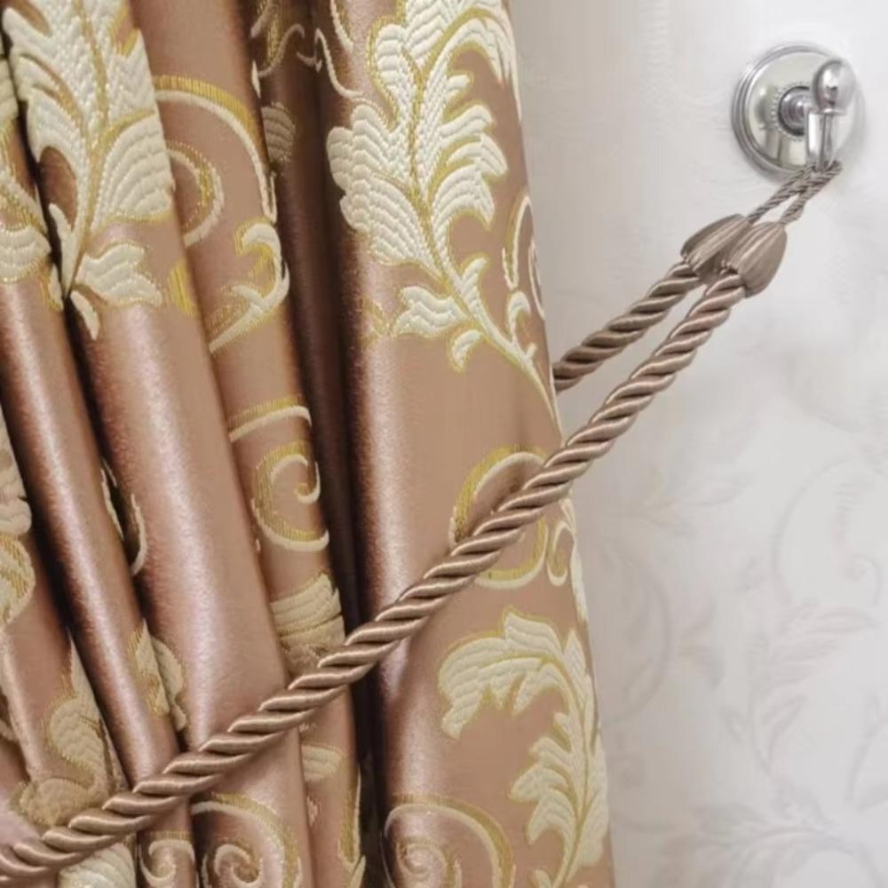 2pcs Vintage Tieback Wall Hooks Pommel Wall Hat Coat Hangers Curtain Holdbacks For Window Wall Art