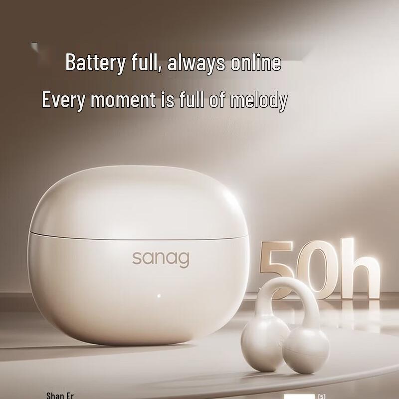 SANAG Z60S Clip-On Open-Ear Bluetooth Headphones