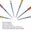 Niceden 6 szt. Silnik pilników endodontycznych NiTi do kanałów korzeniowych, stożkowe narzędzia stomatologiczne, elastyczne