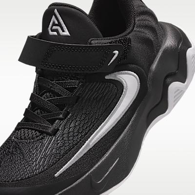Nike Giannis Immortality 4 Black Wolf Grey White (PS)