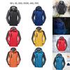 Hooded Softshell Jacket Waterproof Overcoat Winter Windbreaker for Climbing Skiing Outdoor Camping