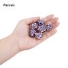 7 Pcs Yellow Blue Tree Vine Metal Dice Solid Metal Polyhedral Dice Set Suitable for Role-Playing RPG Board Game Dice RPG