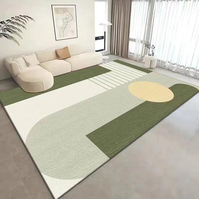 Living Room Carpet Bedroom High-density Loop Pile Rug Large Area Simple Style Foot Mat Dirt-resistant Easy To Care Floor Mats