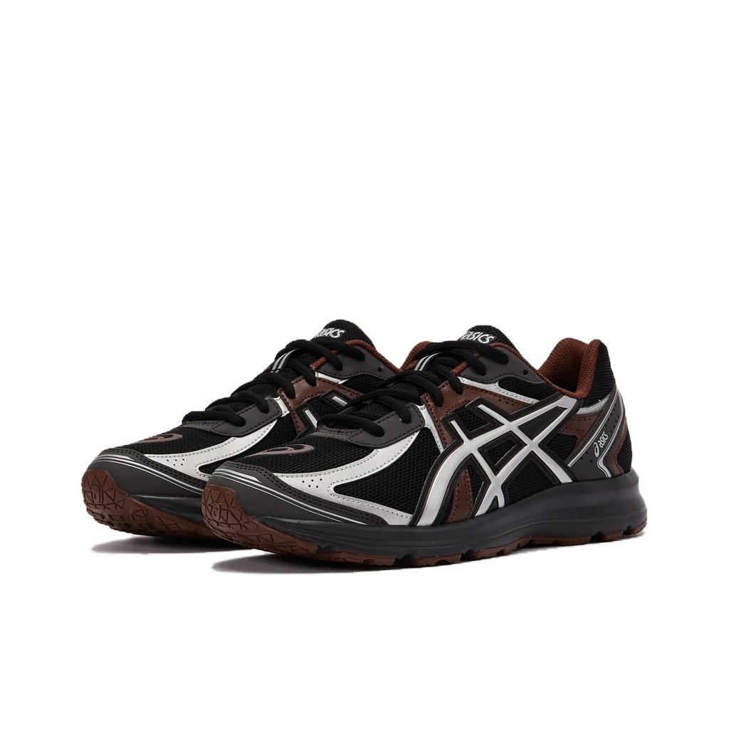Asics Jog 100S Fashion Sports Casual Running Shoes Men sneaker Black Silver 1203A741-002