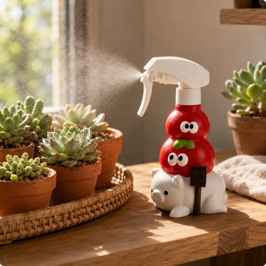 Schweinchen-förmige Sprühflasche Tisch-Schweinchen-Sprühflasche Handheld-Sprayer ABS-Harz