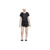 Logo All Over Print Short Sleeve T-Shirt Women Tops Black FB4682-010