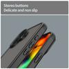 For iPhone 17 Case Drop Proof Airbags Frosted Translucent PC+TPU Phone Back Cover