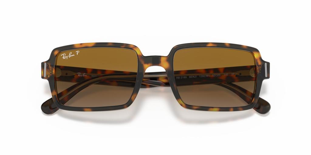 Sunglasses 0RB2189 BENJI 1292W1 GRADIENT YELLOW 52 Ray-Ban