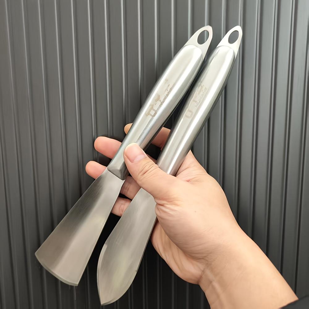 A Heavy-Duty Stainless Steel Gardening Trowel Available in Flat And Pointed Versions, Ideal for Planting, Weeding, And Loosening Soil