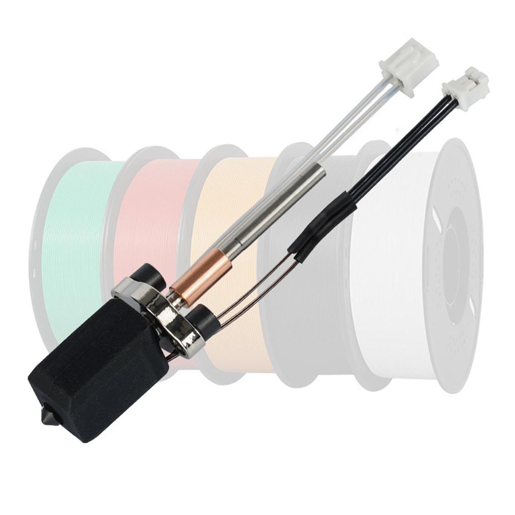 3D Printer Hot End Kit Replacement for Ender3 V3 Plus Detachable 0.4mm Hardened Steel Nozzle 3D Printer Extruder Hotend Kit